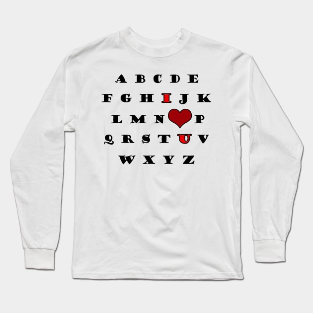 Love your ABC's Long Sleeve T-Shirt by YukiRozen
